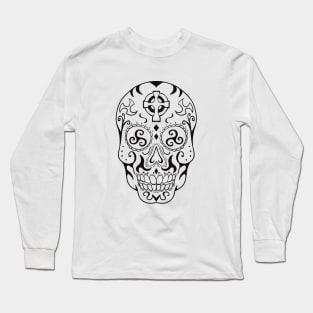 Crazy Skull Long Sleeve T-Shirt